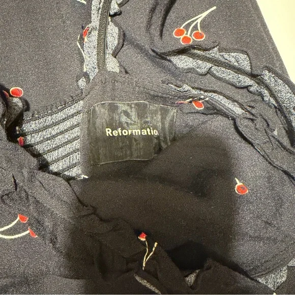 Reformation Arielle Cherry Dress - Picture 8 of 13